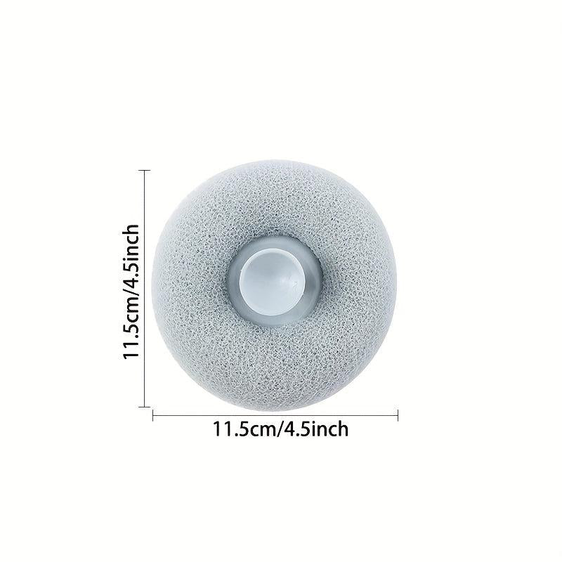 Suction Cup Bath Sponge Cleaning Brush Massage Bath Ball Body Scrub Brush