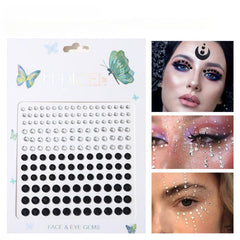 3D Glitter Rhinestone Stickers Y2k Face Eyes Nail Self Adhesive Acrylic Shine