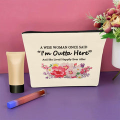 Retirement Makeup Bag for Women - Funny Retirement Gift