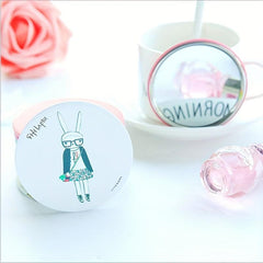 Mini Makeup Mirror Round Cosmetic Touch up Mirror Travel Portable