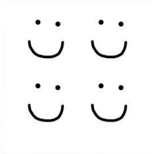 Waterproof Smiley Finger Tattoo Sticker - Removable & Temporary