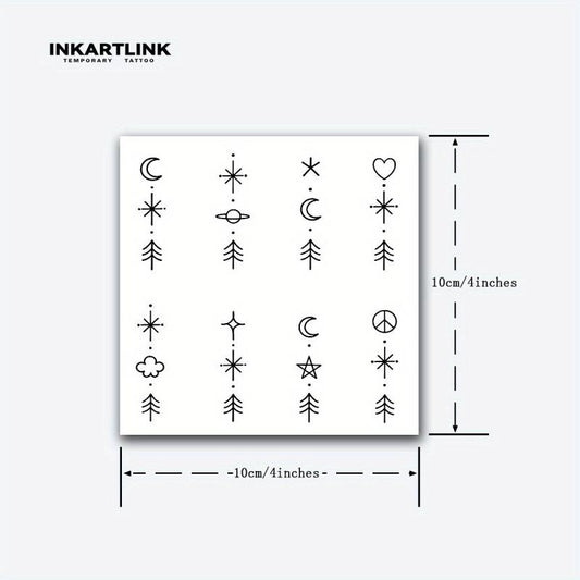 Small Line Finger Tattoo Magic Tattoo Waterproof Anti-Friction Lasting 1-2 Weeks