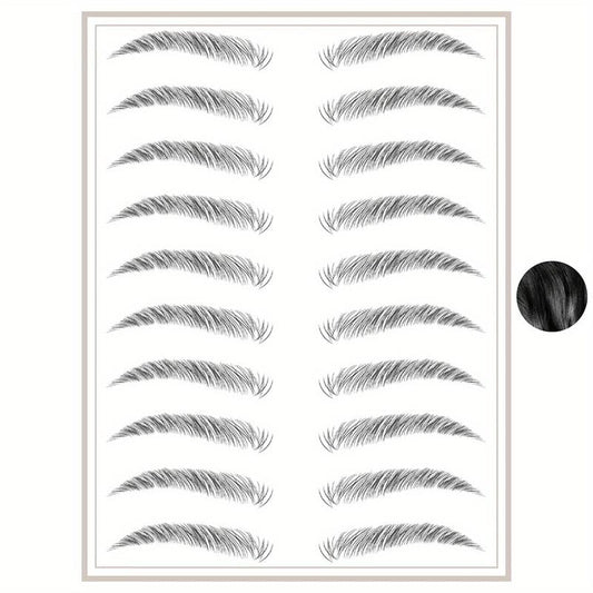 Peel Off Waterproof Eyebrow Stickers for Women and Men