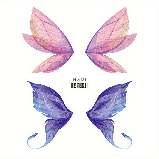Butterfly Face Glitter Tattoo Patch Magic Stage Makeup Eye Shadow Patch