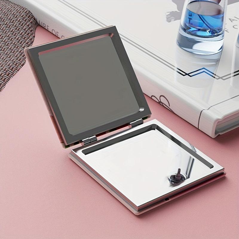 Tulip Pattern Foldable Makeup Mirror - Ideal Gift For Her