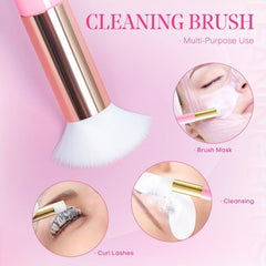 Lash Extension Shampoo & Cleanser Kit + Brush - 60ml