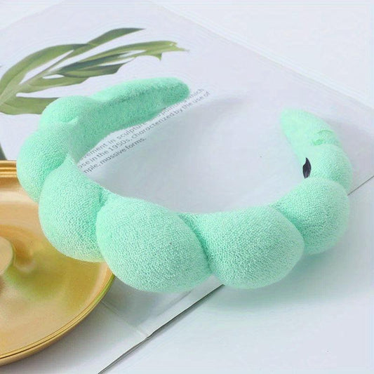 Velvet Twist Headband for Daily Bath