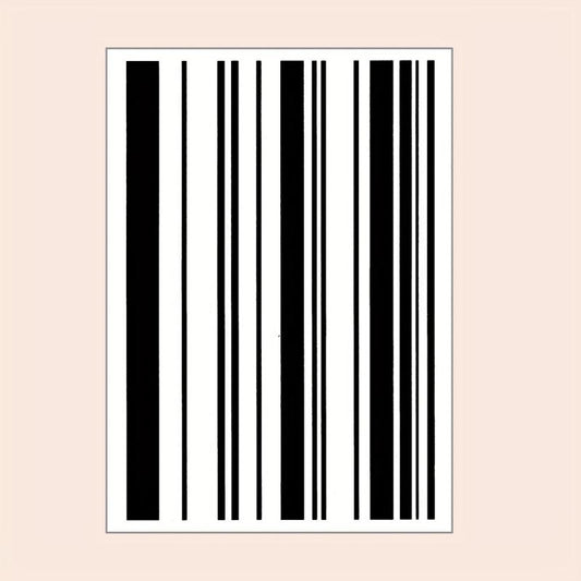 Geometric Line Stripe Tattoo Sticker Sweatproof Long Lasting