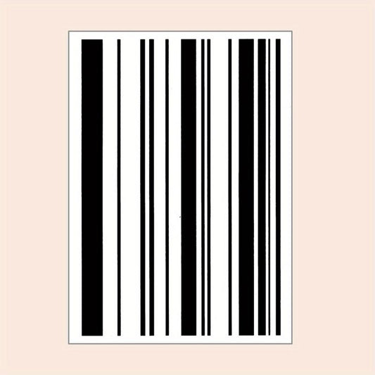 Geometric Line Stripe Tattoo Sticker Sweatproof Long Lasting