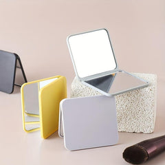 Square Beauty Mirror Folding Makeup Mirror Double sided Vanity Mirror