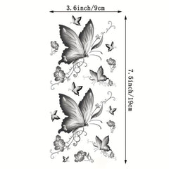 Waterproof Temporary Butterfly Tattoo Stickers
