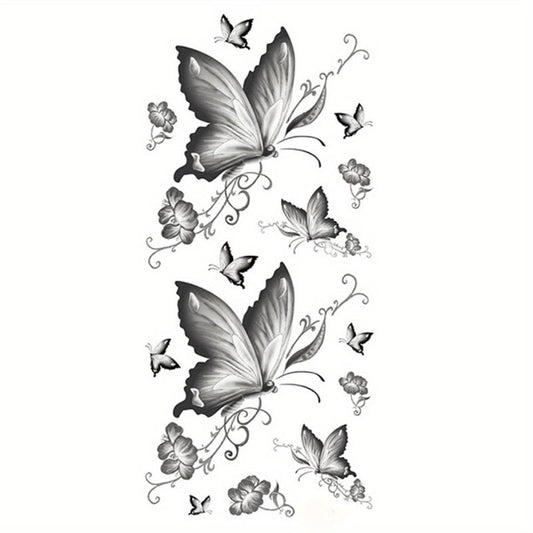 Waterproof Temporary Butterfly Tattoo Stickers