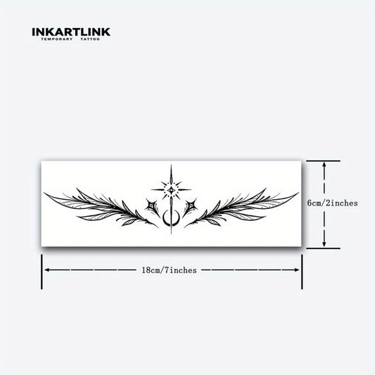 Angel Blessing Temporary Tattoo Stickers Herbal Juice Waterproof