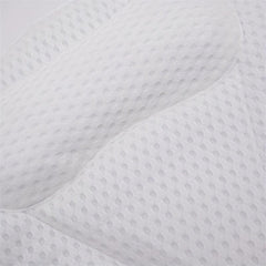 Bath Pillow for Tub 4D Air Mesh Soft Tub Pillow for Headrest with 6 Suction Cups