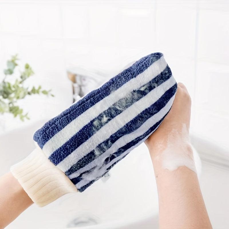 4pcs Exfoliating Gloves for Shower Double Sided Spa Massage Body Scrubs