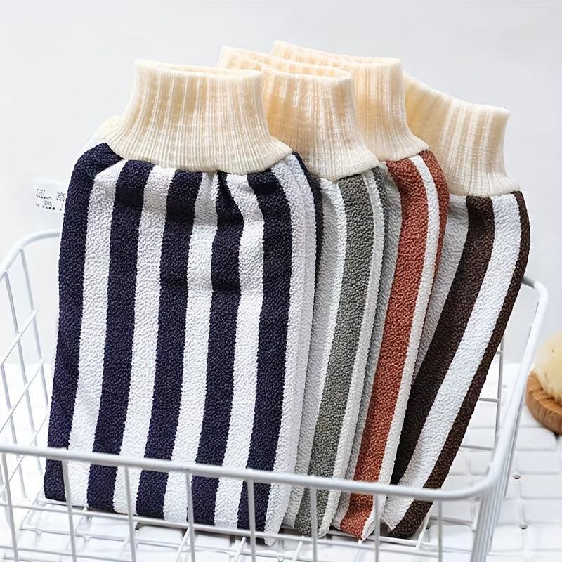 4pcs Exfoliating Gloves for Shower Double Sided Spa Massage Body Scrubs