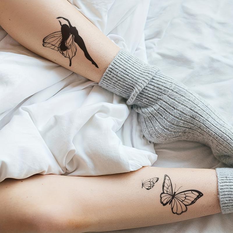 Butterfly Fairy Wing Pattern Temporary Tattoo Sticker
