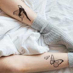 Butterfly Fairy Wing Pattern Temporary Tattoo Sticker