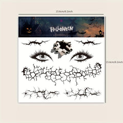 Halloween Temporary Tattoo Stickers 1 Sheet