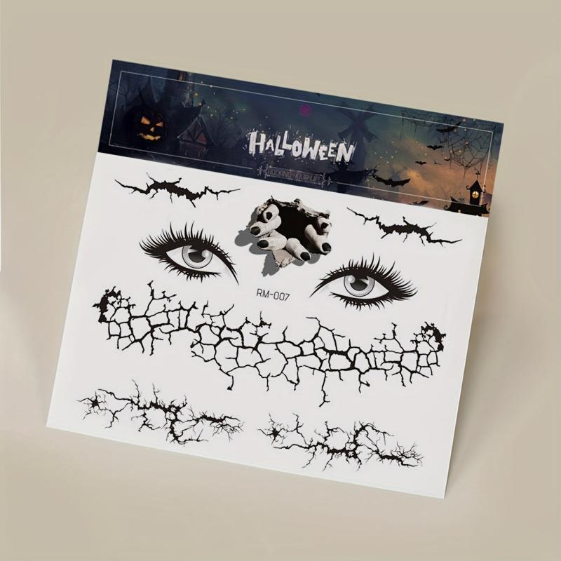 Halloween Temporary Tattoo Stickers 1 Sheet