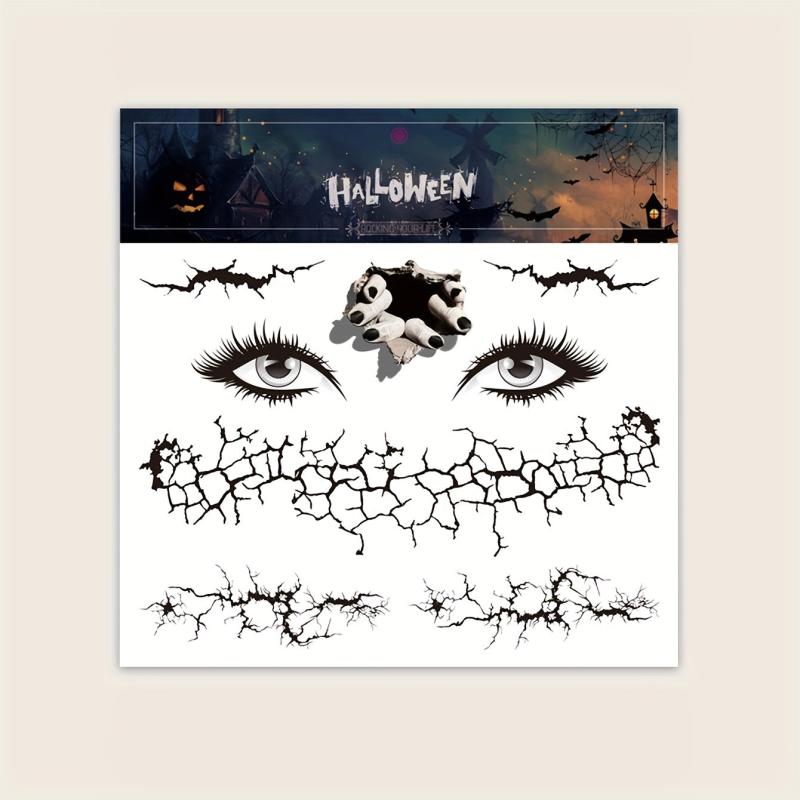Halloween Temporary Tattoo Stickers 1 Sheet