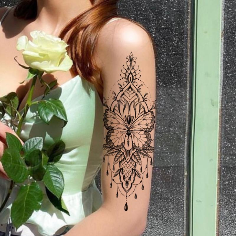 Butterfly Tattoo Sticker Long Lasting Temporary Tattoo Unique Accessory