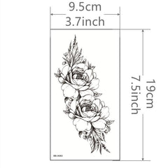 Waterproof Flower Temporary Tattoo Sticker