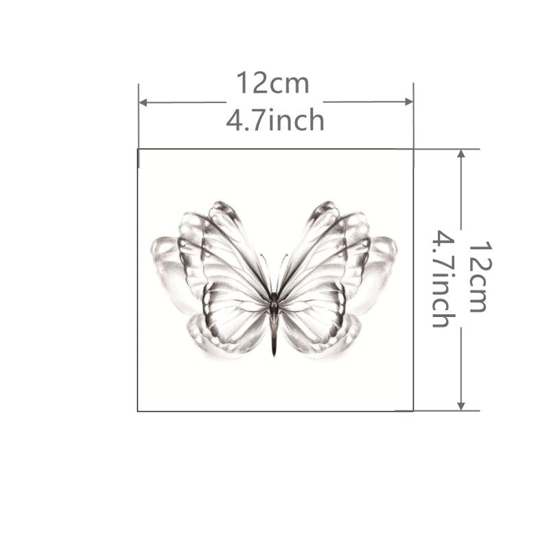 Butterfly Tattoo Sticker Waterproof Temporary Tattoo