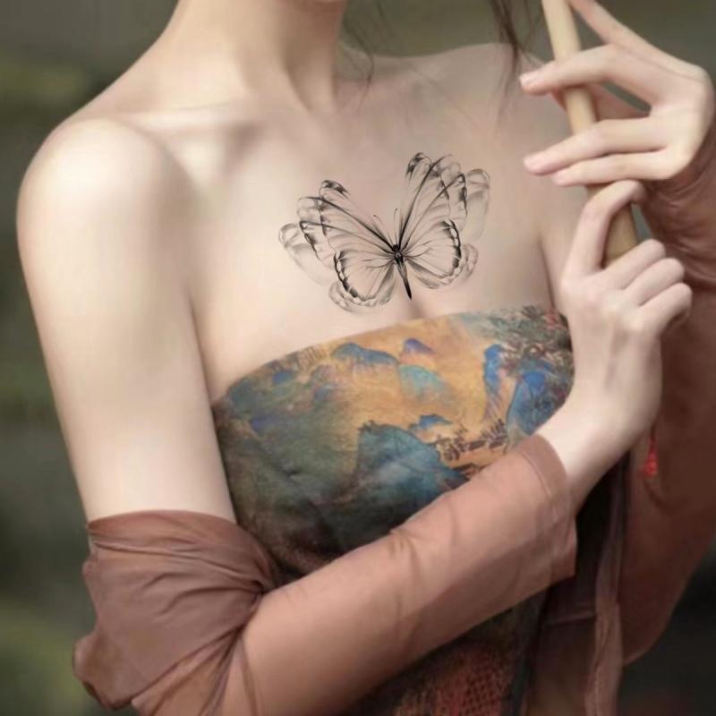 Butterfly Tattoo Sticker Waterproof Temporary Tattoo