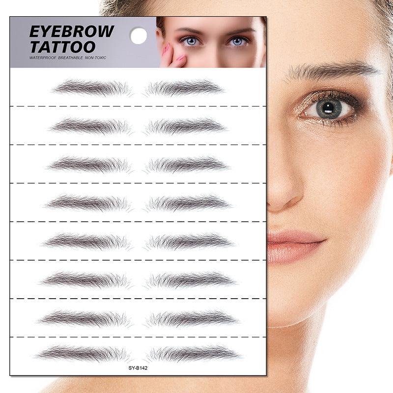 1 Pc Waterproof Eyebrow Tattoo Sticker