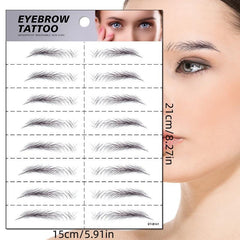 1 Pc Waterproof Eyebrow Tattoo Sticker
