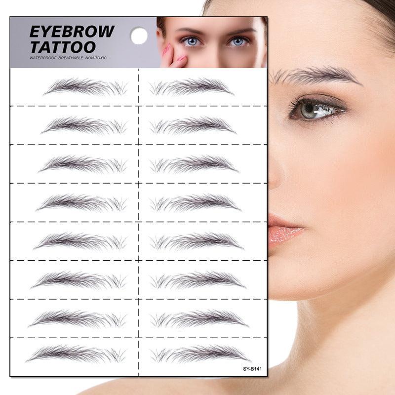 1 Pc Waterproof Eyebrow Tattoo Sticker
