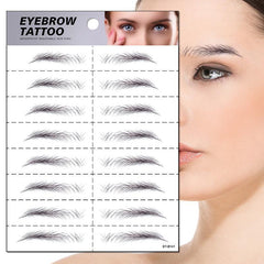 1 Pc Waterproof Eyebrow Tattoo Sticker