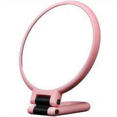 Folding Hand Mirror Double Side with Adjustable Handle