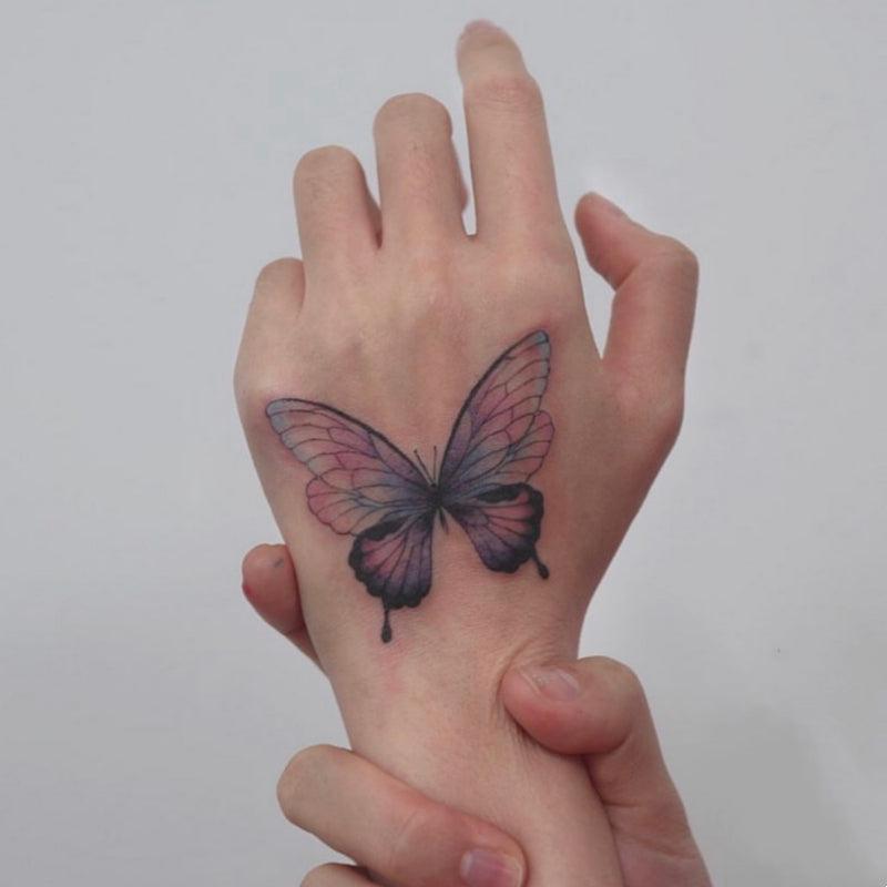 Waterproof Butterfly Tattoo Sticker for Women and Men - Easy to Apply