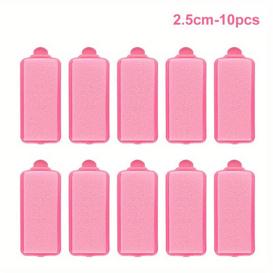 Foam Hair Roller Curlers for Hairdressing Styling Pink