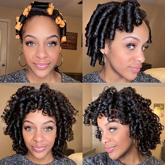 40pcs DIY Perm Rods Set No Heat Hair Curling Rods For Hair Styling