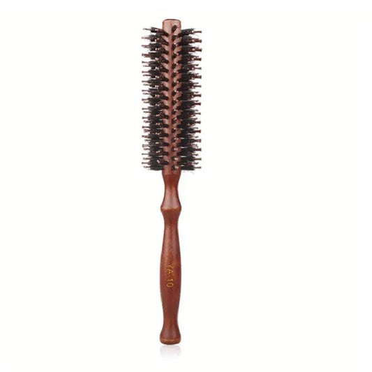 Boar Bristle Hair Brush Comb Round for Curly Hair