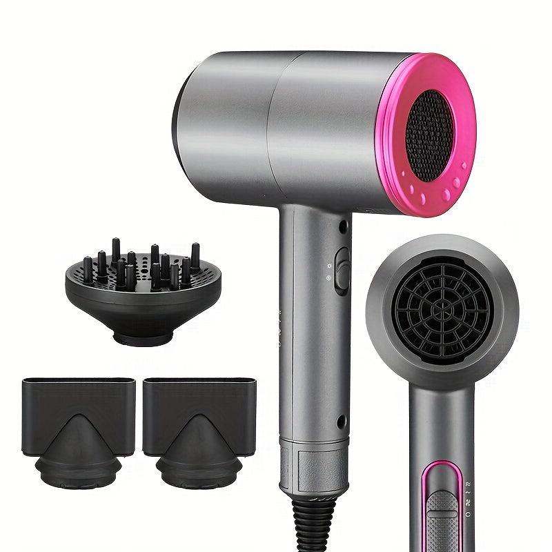 2000W Hair Dryer With Diffuser Powerful Ionic Blow Dryer AC Motor Hot Cold Wind