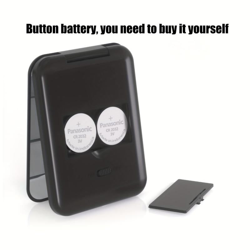 LED Compact Travel Makeup Mirror 1X 3X Magnification