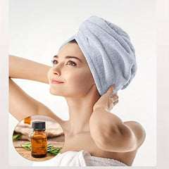3pc Microfiber Hair Drying Caps Towels Turbans for Women Girls