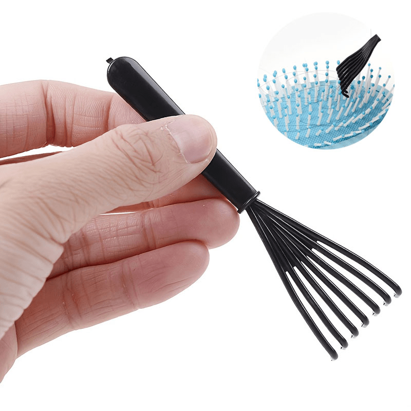 Hair Brush Cleaner Tool Hairbrush Cleaning Rake Hair Dirt Remove Comb