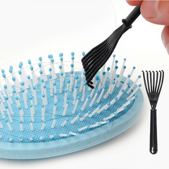 Hair Brush Cleaner Tool Hairbrush Cleaning Rake Hair Dirt Remove Comb