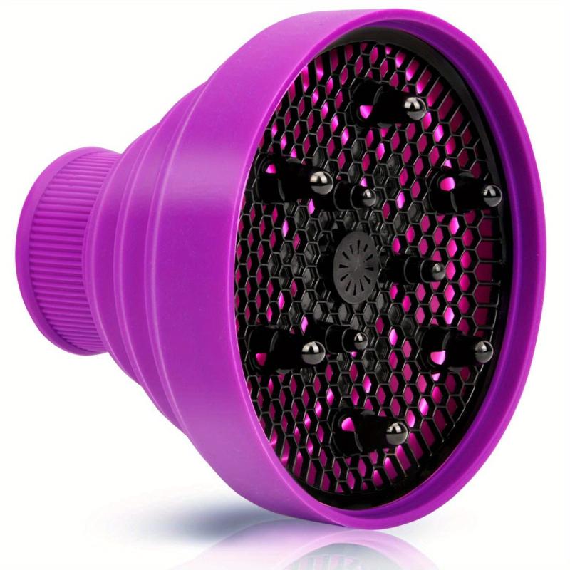Portable Collapsible Hair Dryer Diffuser Attachment Lightweight Foldable Travel