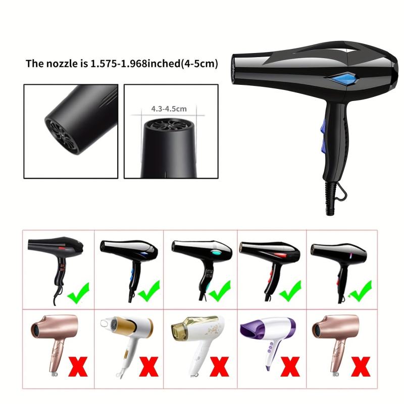 Portable Collapsible Hair Dryer Diffuser Attachment Lightweight Foldable Travel