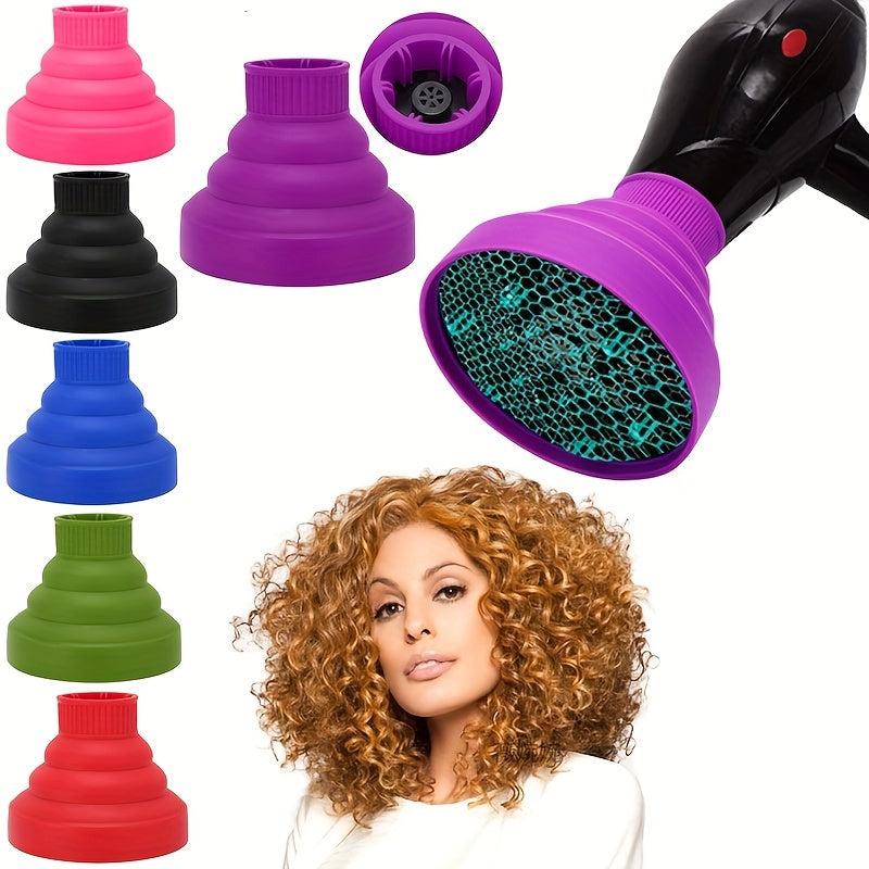 Portable Collapsible Hair Dryer Diffuser Attachment Lightweight Foldable Travel