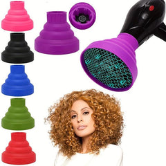 Portable Collapsible Hair Dryer Diffuser Attachment Lightweight Foldable Travel