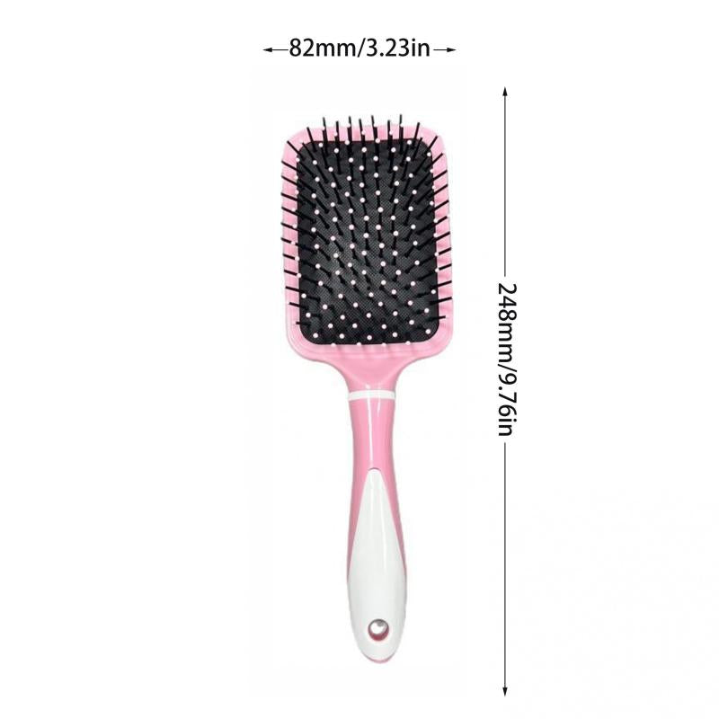 Square Detangling Paddle Brush Air Cushion Hair Brush Anti Static