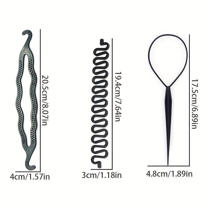 Hair Styling Set with DIY Hair Accessories