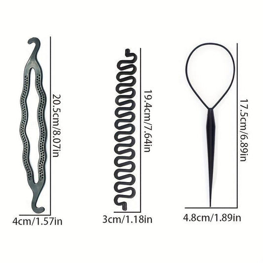 Hair Styling Set with DIY Hair Accessories